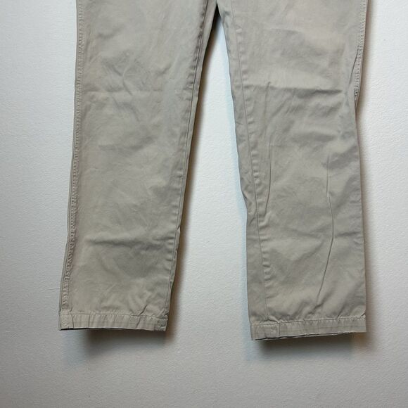 Polo Ralph Lauren Pants Mens 36x34 Tan Chino Flat Front Classic Preppy RL-5 Flag - Picture 3 of 13